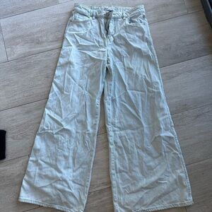 Zara Light Blue Flare Jeans